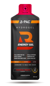 B-PAC żel energetyczny, owoce tropikalne 60 ml z kofeiną
