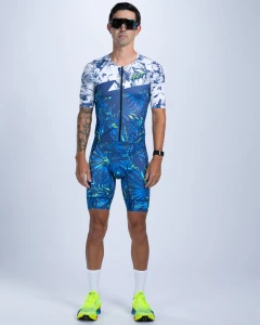 Strój triathlonowy męski ZOOT Aero Full Zip Island Original
