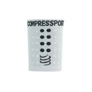 Compressport frotka na nadgarstek Racing,  biała