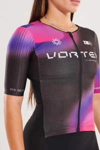ZEROD damski strój triathlonowy RACER TT, vortex nebula