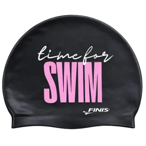 Finis czepek time for swim, czarny