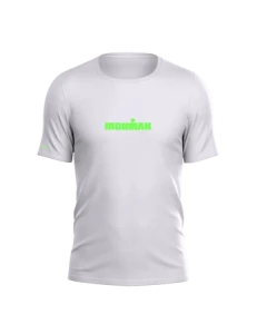 Compressport koszulka biegowa Training SS IM26 white/neon green