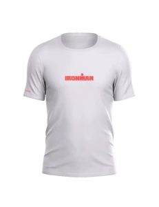 Compressport koszulka biegowa Training SS IM26 white/neon red