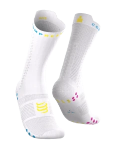 Compressport skarpetki kolarskie V4.0 IM26 białe