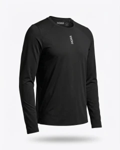 HOKA koszulka biegowa Long Sleeve, czarna