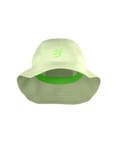 Compressport kapelusz do biegania IceBob limonkowy