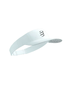 Compressport daszek do biegania Ultralight, biały