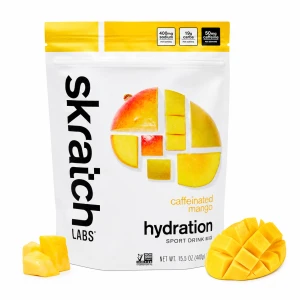 Skratch Labs Drink Mix Hydration Sport, mango z kofeiną 440g
