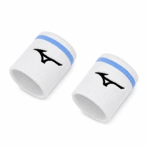 Mizuno frotka na nadgarstek biała, 2 szt.