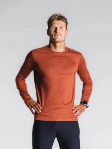 Fusion koszulka z długim rękawem Merino 150 LS, Rust