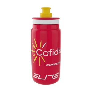 Bidon Elite FLY 550 ml Cofidis, czerwony