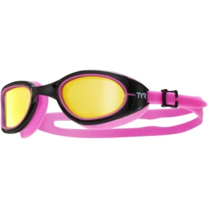Okulary pływackie TYR Special OPS 2.0 mirrored czarno-różowe