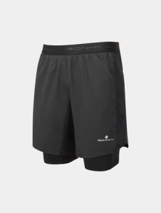 Ronhill spodenki biegowe Tech 7" Twin Short, czarne
