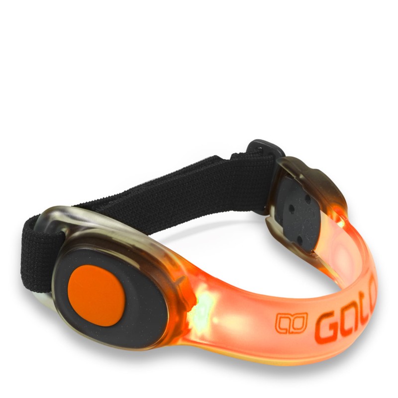 Opaska na ramię GATO Sports Neon Led pomarańczowa .jpg