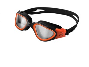 Okulary pływackie ZONE3 Vapour pomarańczowo-czarne, fotochromatyczne