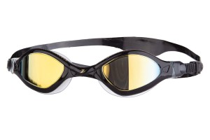 Zoggs okulary pływackie Tiger LSR+ Titanium black/gold