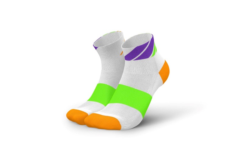 Incylence Skarpetki biegowe krótkie Running ladders orange green 20240324 (1).jpg