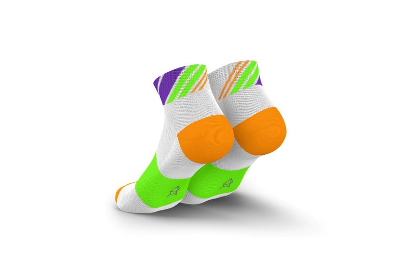 Incylence Skarpetki biegowe krótkie Running ladders orange green 20240324 (2).jpg