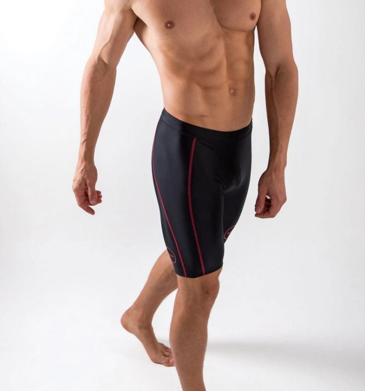 Zone3 Spodenki triathlonowe Men's Activate Tri Shorts czarneczerwone 202404410 (3).JPG