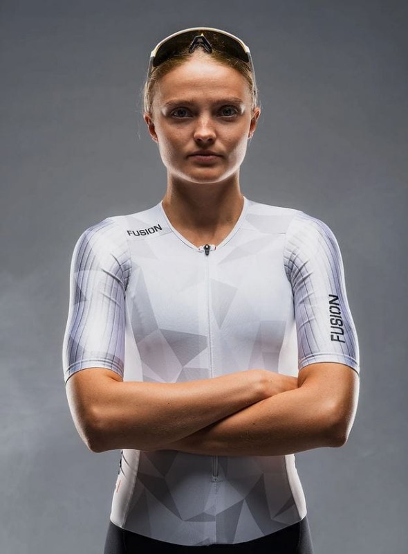 Fusion damski strój triathlonowy TEMPO! One whitegrey (8).JPG