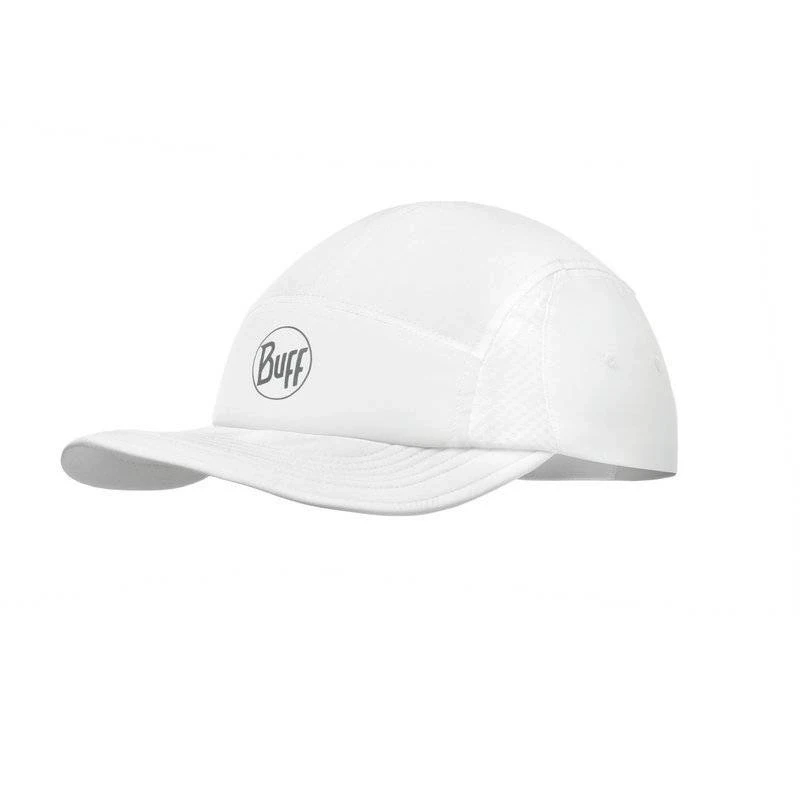 Buff_czapka z daszkiem 5 panel go cap solid white.webp