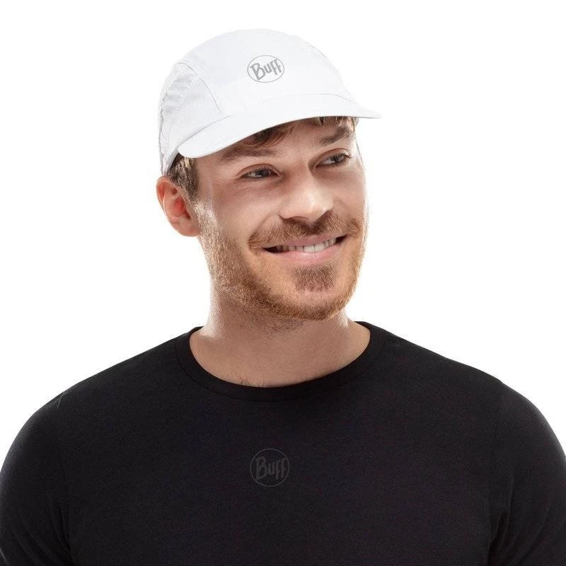Buff_czapka z daszkiem 5 panel go cap solid white2.webp