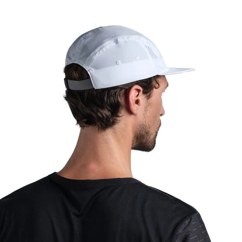 Buff_czapka z daszkiem 5 panel go cap solid white3.webp